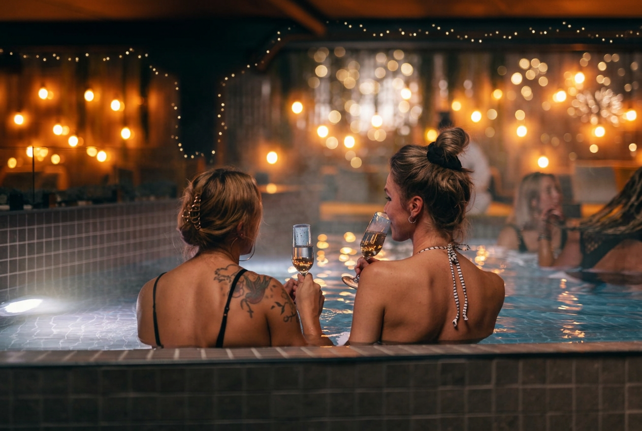 Nyårsafton på Sele Spa Club, Hotell Lappland